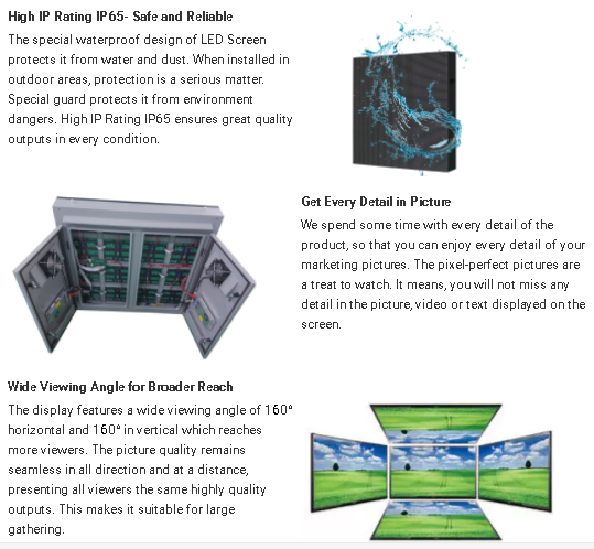 Социальный держатель приведенный Rgb стены афиши средств массовой информации P8 на открытом воздухе для торгового центра