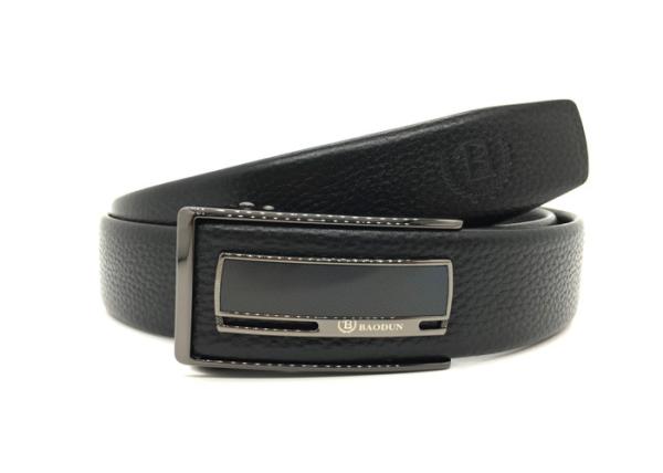 Full Grain Leather Ratchet Men's Automatic Buckle Belt