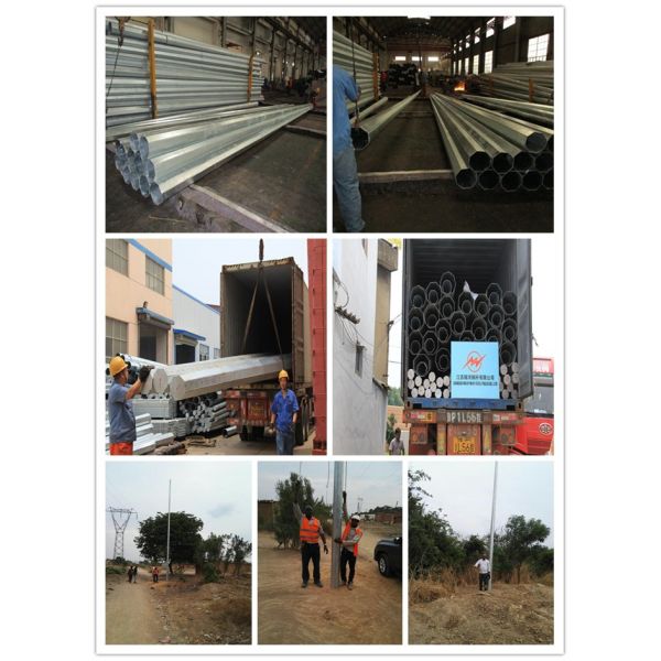 Горячекатаный стальной проект передающей линии поляка электропитания с битумом