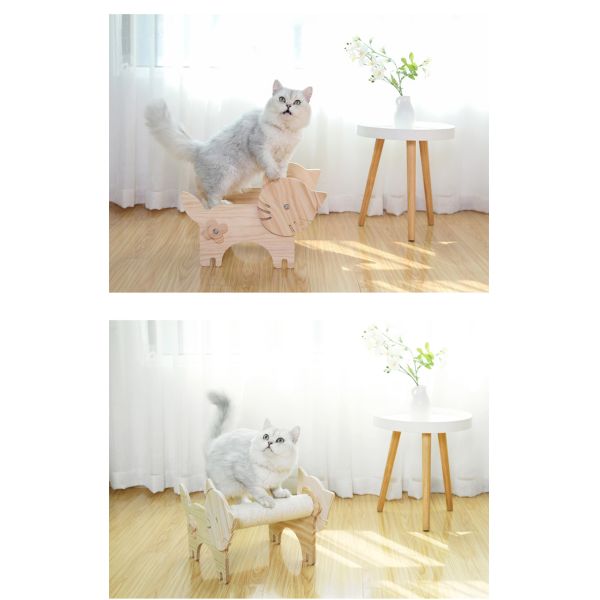 Upgrade Your Cat's Playtime with All-Season Double Sisal Cat Scratching Post