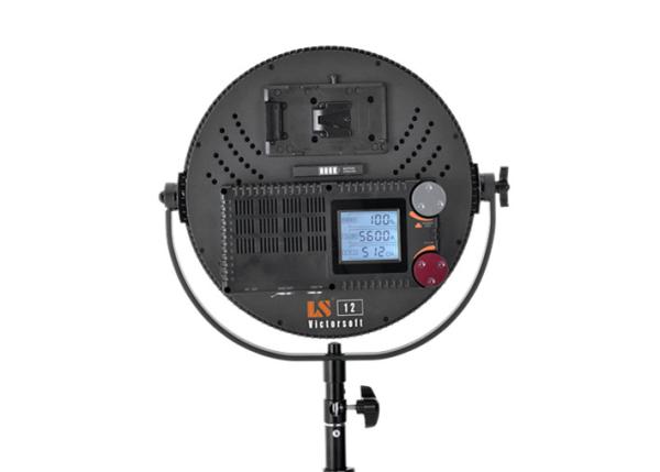 Bi-Color 55W VictorSoft 12 Round LED Studio Lights 120° Beam Angle