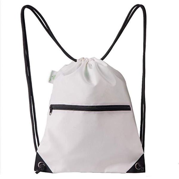 HAJJ Drawstring Bag Durable Reusable Backpack for Comfortable Polyester Slipper Shoes
