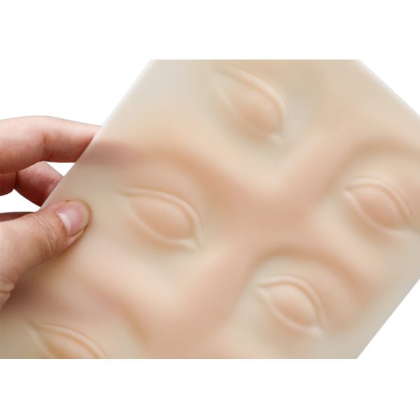 3D Eyeline Lip Silicone Permanent Makeup Practice Skin 26.1*14.7*0.1cm