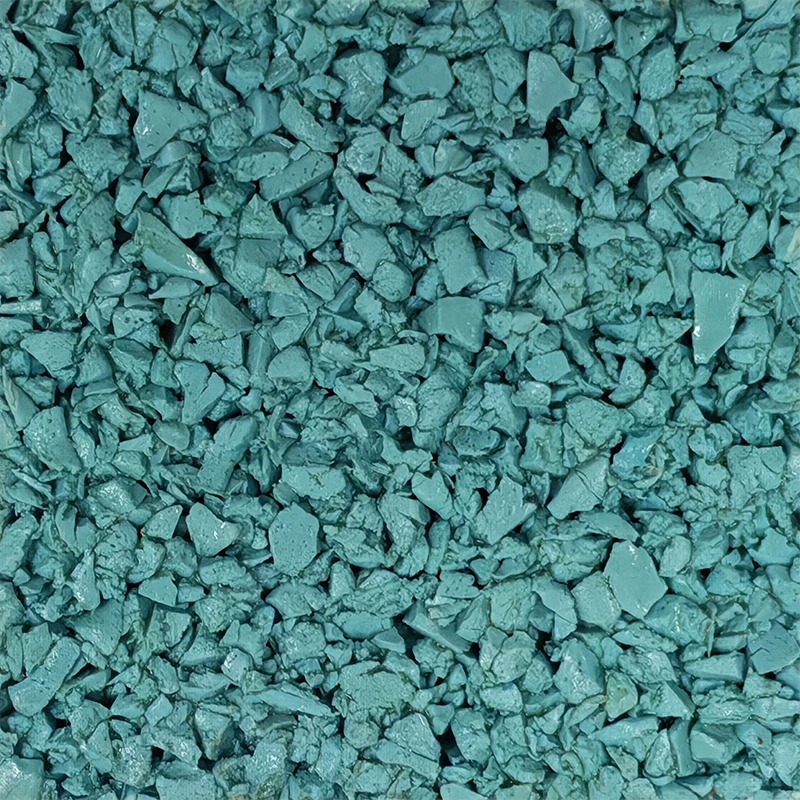 Blue EPDM Rubber Granules 1-3mm for Sports Court | Durable