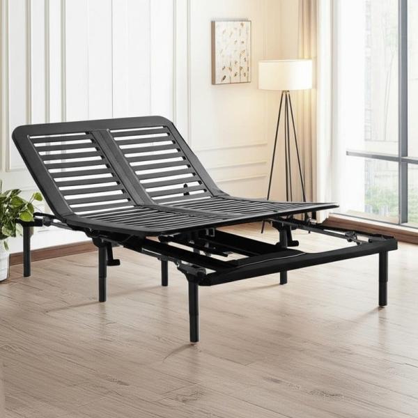 1 Level Electric Adjustable Bed Frame Space-Saving Solution for Small Spaces