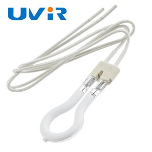 Инфракрасная тепловая лампа кольцевая 450 Вт, кварцевая стеклянная трубка 8 мм