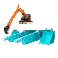 6m Excavator Sliding Boom Antiwear , 8m 6-13 Ton Excavator Sliding Arm