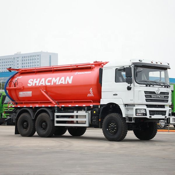 SHACMAN H3000 6X4 300hp Sewage Cleaning Septic Tanker Truck 20000 Liters Capacity Vacuum Pump Manual Diesel 4x2 for Fecal Sludge