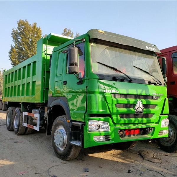 Medium Second Hand Howo Dump Truck 1-2 Axles HOWO 371 Dump Truck
