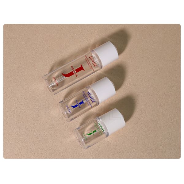 Junjie Packing 20ml 30ml 60ml PET Luxury High Quality Essential Oil Empty Plastic Dropper Bottles for Skincare Cosmetic