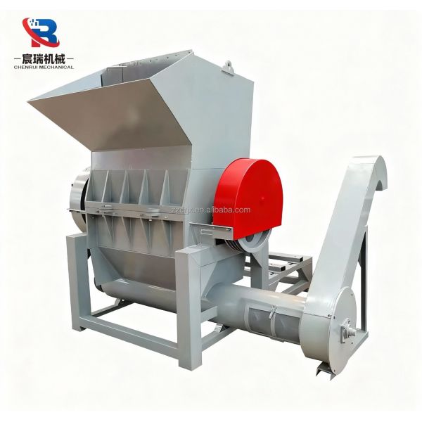 PET Bottle Plastic Crusher High Output Plastic Grinding Machine for Beverage Bottle Recycling Plant