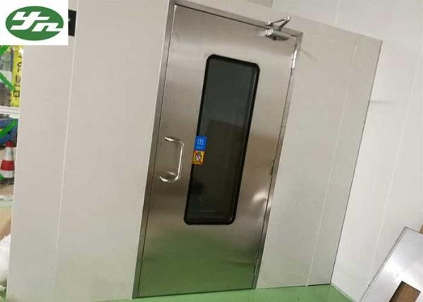 Envernizando o chuveiro de ar da sala de limpeza da placa, equipamento de limpeza do quarto desinfetado para 4-6 pessoas