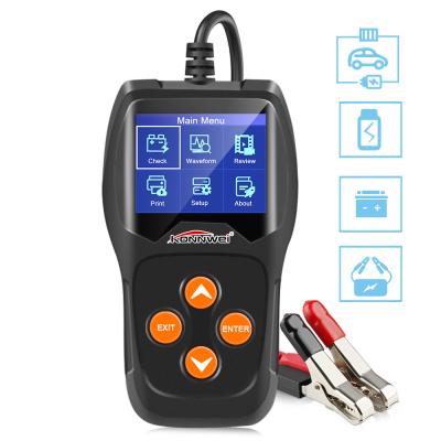 indicateurs faciles de remplissage de l'appareil de contrôle LED de niveau de tension d'alternateur de batterie de voiture du konnwei kw600 12V