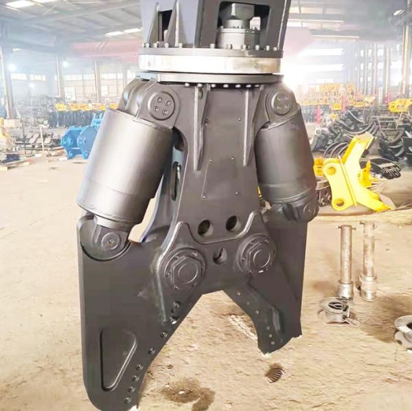 330 máquina escavadora preta Stump Hydraulic Shear do cortador 27000kg Yakai CTHB da demolição da barra