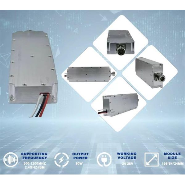 100W Anti Drone Module 300MHz - 600MHz Signal Jammer Module