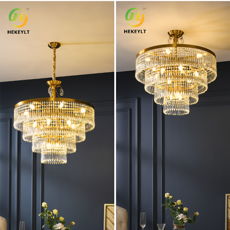 Hanging Decorative Glass Pendant Light Hotel Lobby Hall Fixture E14