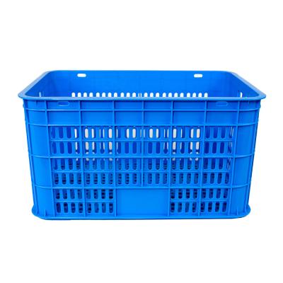 Transportation Plastic Crate With Attached Lid Tote Container For Easy Transportation