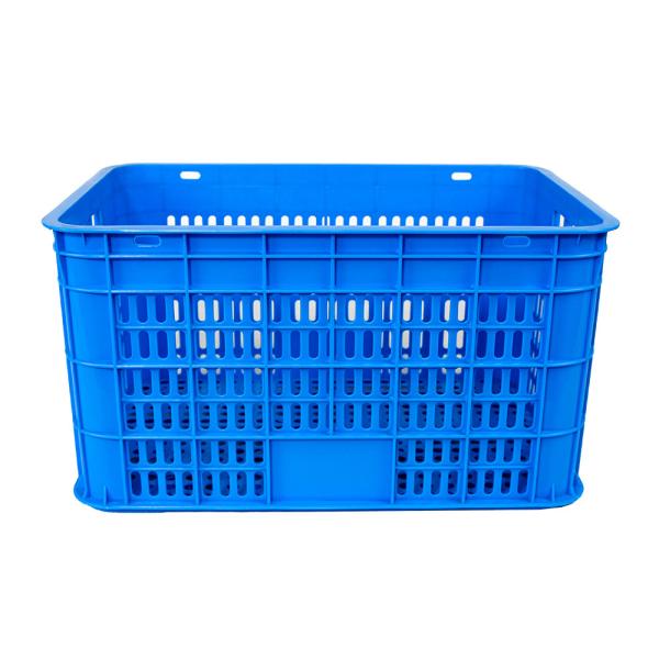 Rede de armazenamento de supermercado Cesto de revenda de plástico com design empilhável e material PP
