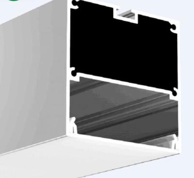 Surface Suspension Mounted Aluminum LED Profile Alloy 6063 Alu Extrusion Profile with CE Rohs