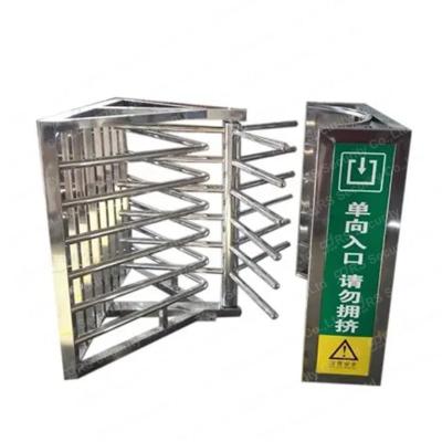 Turnstile Full Height Stainless Steel Single Passage Full Turnstile Access Control System