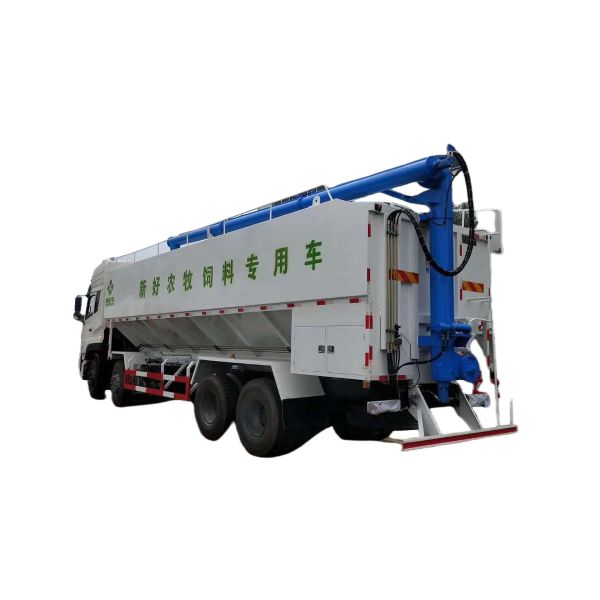 Транспортный грузовик для перевозки продуктов питания для животных Dongfeng 7700*2500*3550mm Euro 5 Грузовик для сброса сырьевых кормов