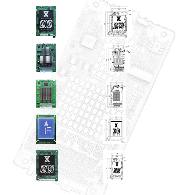 Factory Customization Picture Display Machine TFT LED 4 Inch Screen Elevator Cop Lop Display Panel