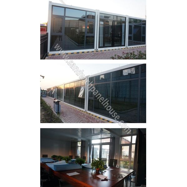 панельные дома портативной машинки модульных домов Префаб 20фт временные