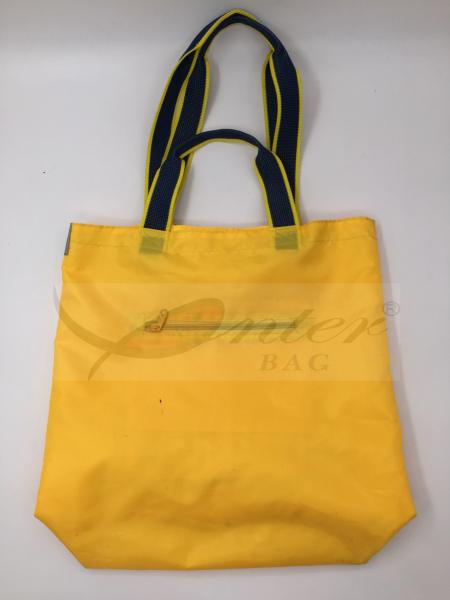 Customized Portable Reusable Shopping Bags , Folding Grocery Bags Reusable 