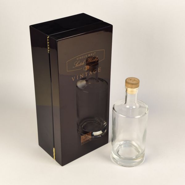 Luxury Decorative Wooden Wine Gift Box Red Wine Whiskey Champagne Display Box