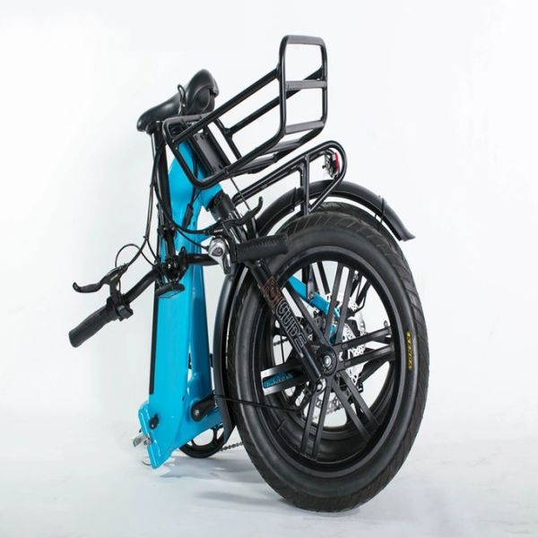 Range 35 - 50km Women'S Electric Folding Bike , Collapsible Electric Bike Max Load 120KG