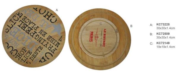 Natural and eco-friendly Fruits vegetables kitchen cutting board bamboo shape