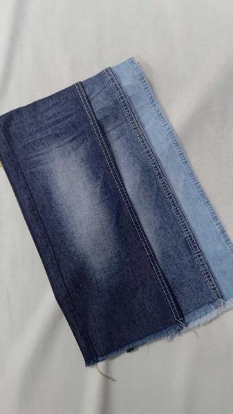 Tejido vaquero de tejido liso súper suave de alta calidad y ligero, de 6.5 oz, color INDIGO OSCURO, con un ancho completo de 180 cm, JSD3378 para venta al por mayor