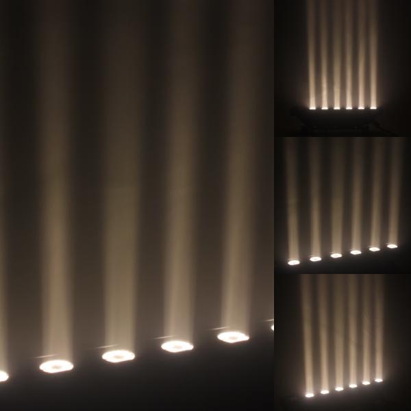 7pcs 3W RGBW LED Gold matrix moving head stage light For Dj Equipment