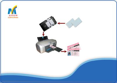 White Blank Plastic Inkjet Printable PVC Cards Glossy / Matte Surface 0.76mm