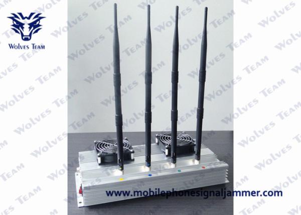 High Power Mobile Phone Signal Jammer Indoor 45W Omni Directional Antennas GSM CDMA