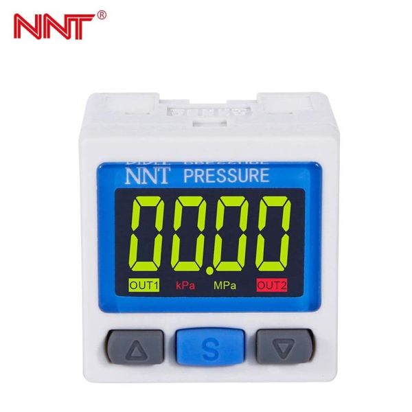 NNT NZSE30A(F) High Accuracy ±0.5% F.S. Digital Pressure Switch with Clear Digital Display and IP65 Protection for Industrial Applications