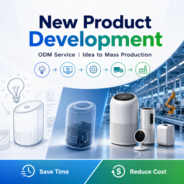 New Product Development ODM Service Custom Smart Consumer Electronics Idea to Mass Production