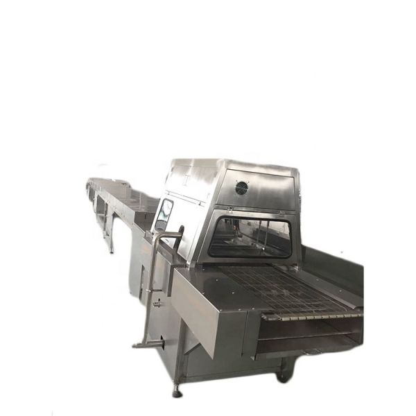 Dipping Machine Chocolate Date Bars Cookies Cakes Coating Production Equipment