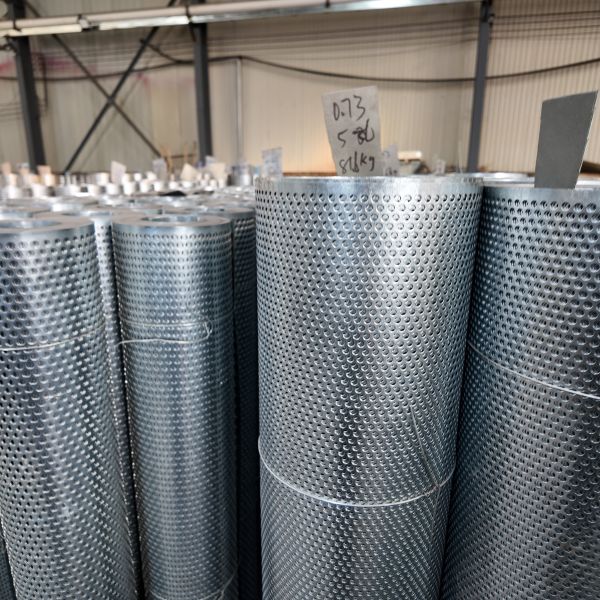 Fish Pond Filtration Stainless Steel Perforated Mesh Sheet 4mm Aperture