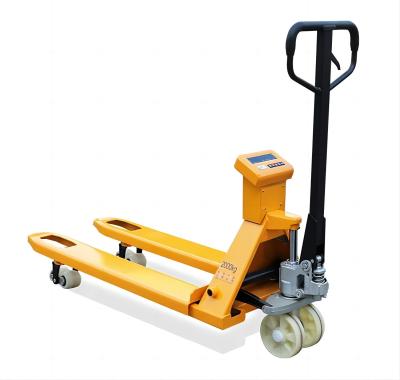 Caminhão de paletes elétrico hidráulico com empilhadeira simples