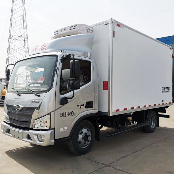 Maximum Torque Nm ≤500Nm 4x2 Refrigerated Truck for Foton Era Navigation Pure Electric Fruit Vegetable and Meat Freezer Truck