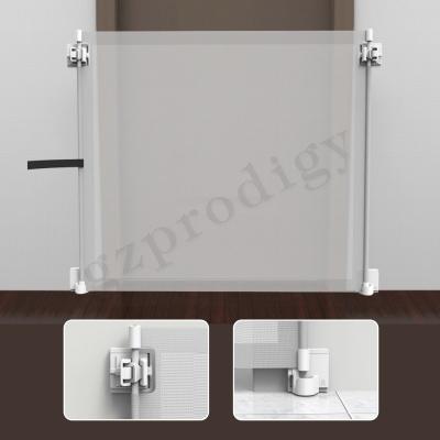 Stair Barrier Folding Gate For Dogs Multipurpose PVC Fabric Material