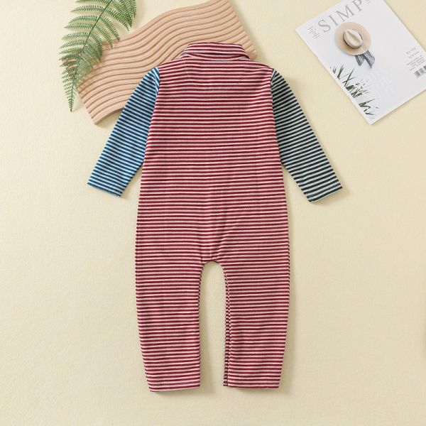 Custom Label Baby Bodysuits Cotton New Design Long Sleeves Hot Selling Kids Clothing Baby Jumpsuit