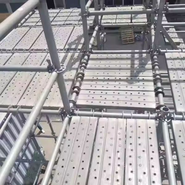 Pre Galvanized Steel Scaffolding Plank Hooked Walk Board Metal Scaffolding Catwalk Plank