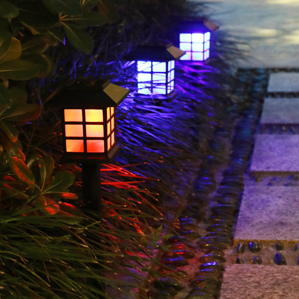 Ambient-Sensing Solar Light with RGB Color-Changing Garden & Courtyard Decorative Light Outdoor Landscape Light