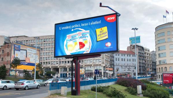 P8 Full Color Video LED Advertising Screen Display / Waterproof LED Billboard