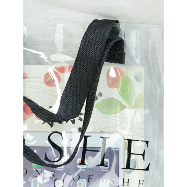 Водоустойчивая сумка Тоте ПВК, сумка подарка ПВК 30*35*12км с логотипом/ручкой черноты