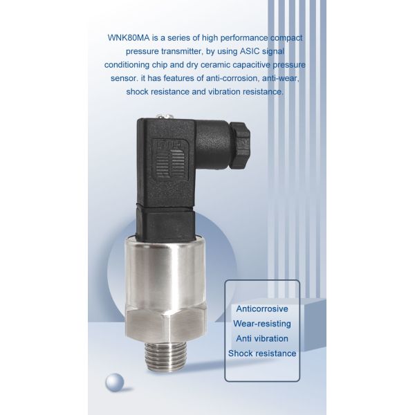 Соединение IP65 4 датчика DIN43650 давления гидравлического масла IOT - 20MA