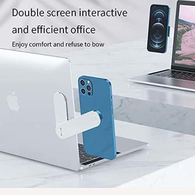 Slim Portable Adjustable Laptop Side Mount Clip Phone Holder OEM ODM