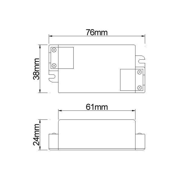 1- UL RU FCC CE SAA ROHS Approved Indoor LED Driver Ultra-Thin Small Design 24VDC 0.5A 12W Power Supply for 100-240V Input